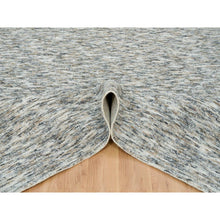 Load image into Gallery viewer, 12&#39;2&quot;x15&#39; Earth Tone Colors, Modern Striae Design, Soft to the Touch, Pure Wool, Hand Loomed, Oversized Oriental Rug FWR391416