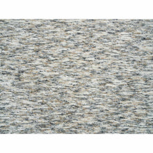 Load image into Gallery viewer, 12&#39;2&quot;x15&#39; Earth Tone Colors, Modern Striae Design, Soft To The Touch, Pure Wool, Hand Loomed, Oversized Oriental Rug FWR391416
