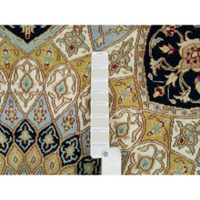 Load image into Gallery viewer, 4&#39;x6&#39;1&quot; Ivory, 100% Wool Hand Knotted, Nain With Gumbad Design, 250 Kpsi Densely Woven, Oriental Rug FWR391848