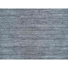 Load image into Gallery viewer, 10&#39;3&quot;x14&#39; Arsenic Gray, Pure Wool Hand Loomed, Modern Striae Design Soft Pile, Oriental Rug FWR392526