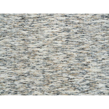 Load image into Gallery viewer, 6&#39;2&quot;x6&#39;2&quot; Earth Tone Colors, Hand Loomed Modern Striae Design, Soft To The Touch Pure Wool, Square Oriental Rug FWR392616