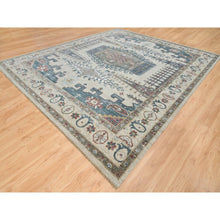 Load image into Gallery viewer, 13&#39;10&quot;x16&#39;2&quot; Ivory With Soft Tones, Reimagined Persian Viss Design, Plush And Lush Soft Pile, Extra Soft Wool Hand Knotted, Oversized Oriental Rug FWR392736