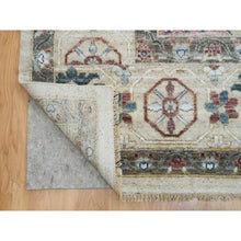 Load image into Gallery viewer, 13&#39;10&quot;x16&#39;2&quot; Ivory With Soft Tones, Reimagined Persian Viss Design, Plush And Lush Soft Pile, Extra Soft Wool Hand Knotted, Oversized Oriental Rug FWR392736
