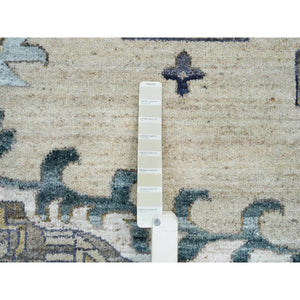 13'10"x16'2" Ivory With Soft Tones, Reimagined Persian Viss Design, Plush And Lush Soft Pile, Extra Soft Wool Hand Knotted, Oversized Oriental Rug FWR392736