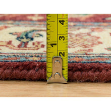 Load image into Gallery viewer, 2&#39;7&quot;x22&#39; Terracotta Red, Hand Knotted Antiqued Fine Heriz Re-Creation, Natural Dyes Dense Weave, Extra Soft Wool, XL Runner Oriental Rug FWR392976