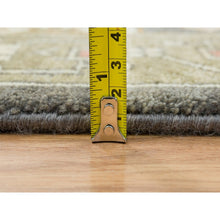 Load image into Gallery viewer, 8&#39;3&quot;x10&#39; Turquoise/brown, Hand Knotted, Natural Dyes, Soft And Lush Pile, Caucasian Gul Motifs With A Distinct Abrash Oriental Rug FWR393270