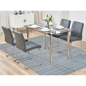 8'1"x10' Arsenic Gray, Hand Loomed, Modern Striae Design, Soft Pile Organic Wool, Oriental Rug FWR393330