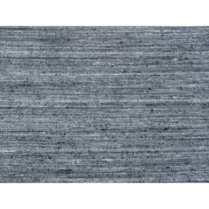 10'x10' Natural Wool, Modern Striae, Tone on tone, Soft Pile, Thick Round Hand Loomed, Oriental Rug FWR393384