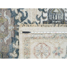 Load image into Gallery viewer, 8&#39;x10&#39; Ivory Soft Tones, Hand Knotted, Soft Pile, Reimagined Persian Viss Design, Pure Wool,  Oriental Rug FWR393504