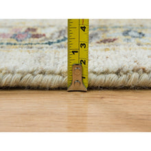 Load image into Gallery viewer, 10&#39;x14&#39; Ivory With Soft Tones, Hand Knotted, Reimagined Persian Viss Design, Plush And Lush Soft Pile, 100% Wool, Natural Dyes, Oriental Rug FWR393570