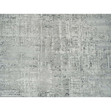 Load image into Gallery viewer, 6&#39;2&quot;x6&#39;2&quot; Light Gray, Modern Design, Soft Pile, Hand Knotted, Hand Spun Undyed Natural Wool, Square Oriental Rug FWR393954