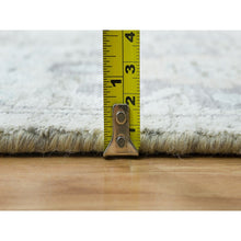 Load image into Gallery viewer, 12&#39;x15&#39;5&quot; Ivory, Tabriz Vase With Pomegranate Design, Silk With Textured Wool, Dense Weave, Soft And Vibrant Pile, Hand Knotted, Oriental Rug FWR394098