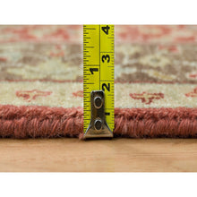 Load image into Gallery viewer, 2&#39;7&quot;x20&#39;1&quot; Rust And Brown, Plush Pile, Hand Knotted, All Wool, Antiqued Tabriz Haji Jalili Design, Fine Weave, Vegetable Dyes, Xl Runner Oriental Rug FWR394374