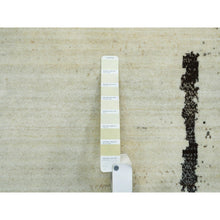 Load image into Gallery viewer, 8&#39;3&quot;x11&#39;3&quot; Parchment White, Hand Knotted, Lori Buft Gabbeh, Avant Garde Design, Thick And Plush Soft Pile, 100 Percent Wool, Oriental Rug FWR394578