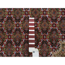 Load image into Gallery viewer, 10&#39;x13&#39;10&quot; Mahogany Red With Beaver Brown, Tabriz Mahi With Fish Medallion Design, Hand Knotted, 175 Kpsi, Organic Wool, Oriental Rug FWR394614
