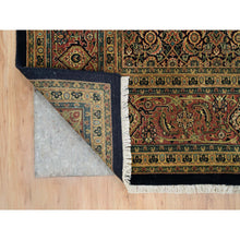 Load image into Gallery viewer, 8&#39;10&quot;x12&#39;6&quot; Frost Black, Dense Weave, 250 Kpsi, Herati With All Over Fish Design, Natural Wool, Hand Knotted, Oriental Rug FWR394764