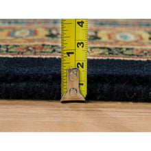 Load image into Gallery viewer, 8&#39;10&quot;x12&#39;6&quot; Frost Black, Dense Weave, 250 Kpsi, Herati With All Over Fish Design, Natural Wool, Hand Knotted, Oriental Rug FWR394764