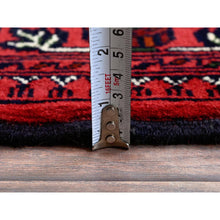 Load image into Gallery viewer, 5&#39;x7&#39; Chili Red, Hand Knotted, Afghan Khamyab with Geometric Medallions Design, Pure Wool, Natural Dyes, Oriental Rug FWR3942