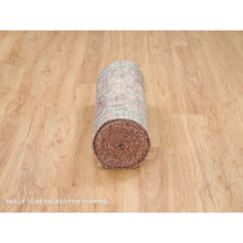 Load image into Gallery viewer, 2&#39;8&quot;x21&#39;10&quot; Cordovan Red, Hand Knotted, Heriz Revival, Extra Soft Wool, Plush And Lush Soft Pile, Xl Runner Oriental Rug FWR394932