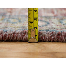 Load image into Gallery viewer, 2&#39;x3&#39;1&quot; Wine Red, Organic Wool, Heriz Revival, Hand Knotted, Soft to the Touch Pile, Mat Oriental Rug FWR395118
