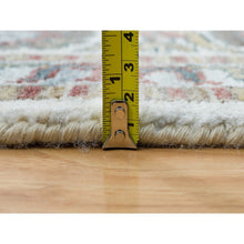 Load image into Gallery viewer, 8&#39;10&quot;x11&#39;3&quot; Stone Blue, Washed Out Peshawar with Khotan Design, Hand Knotted, Natural Dyes, Pure Wool, Oriental Rug FWR531366