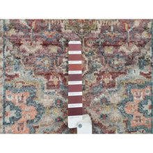 Load image into Gallery viewer, 2&#39;6&quot;x15&#39;8&quot; Sangria Red, Soft And Vibrant Pile, Vegetable Dyes, Pure Wool, Heriz Revival, Hand Knotted, Xl Runner Oriental Rug FWR395298