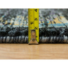 Load image into Gallery viewer, 8&#39;1&quot;x8&#39;1&quot; Metallic Orange, Hand Knotted, Ancient Ottoman Erased Design, Ghazni Wool, Square Oriental Rug FWR395418