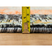 Load image into Gallery viewer, 4&#39;1&quot;x6&#39; Metallic Orange, Ancient Ottoman Erased Design, Ghazni Wool, Hand Knotted, Oriental Rug FWR395484