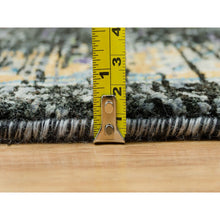 Load image into Gallery viewer, 12&#39;1&quot;x12&#39;1&quot; Metallic Orange, Ghazni Wool, Hand Knotted, Ancient Ottoman Erased Design, Square Oriental Rug FWR395556