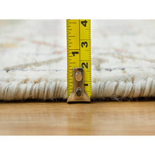 Load image into Gallery viewer, 12&#39;1&quot;x15&#39;4&quot; Taupe, Directional Vase All Over Design, Silk with Textured Wool, Hand Knotted, Oversized Oriental Rug FWR395616