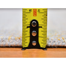 Load image into Gallery viewer, 8&#39;1&quot;x9&#39;8&quot; Yellow Hand Knotted Grass Design Wool And Silk Oriental Rug FWR396336