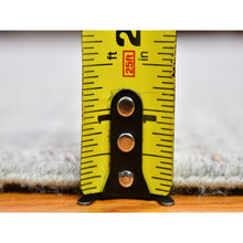 Load image into Gallery viewer, 7&#39;8&quot;x10&#39;3&quot; Silver Grass Design Wool And Silk Hand Knotted Oriental Rug FWR396342