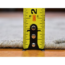 Load image into Gallery viewer, 2&#39;x3&#39; Light Gray Hi-low Modern Wool And Silk Mat Hand Knotted Oriental Rug FWR396984