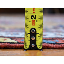 Load image into Gallery viewer, 3&#39;9&quot;x12&#39;2&quot; Brown Antique North West Persian with Camel Hair Wide Runner Full Pile Geometric Medallions Hand Knotted Natural Wool Clean Oriental Rug FWR397110