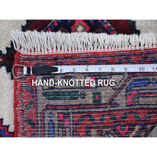 Load image into Gallery viewer, 2&#39;8&quot;x4&#39;1&quot; New Persian Hamadan Geometric Medallions Design Pure Wool Ivory Hand Knotted Oriental Rug FWR397920