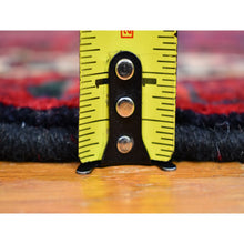 Load image into Gallery viewer, 5&#39;8&quot;x8&#39;6&quot; Box Design Vintage Persian Hamadan Red Natural Wool Hand Knotted Oriental Rug FWR398046