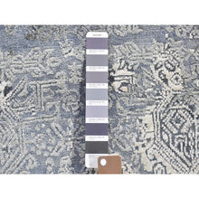 Load image into Gallery viewer, 12&#39;x15&#39;1&quot; Oversized Gray Wool And Pure Silk Jewellery Design Hand Knotted Oriental Rug FWR398184