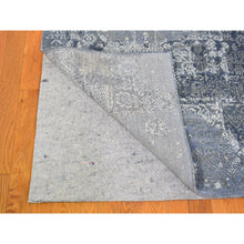 Load image into Gallery viewer, 12&#39;x15&#39;1&quot; Oversized Gray Wool And Pure Silk Jewellery Design Hand Knotted Oriental Rug FWR398184