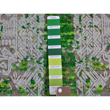 Load image into Gallery viewer, 6&#39;x9&#39;4&quot; Jewellery Design Sari Silk With Textured Wool Colorful Hand Knotted Oriental Rug FWR398712