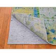 Load image into Gallery viewer, 6&#39;x9&#39;4&quot; Jewellery Design Sari Silk With Textured Wool Colorful Hand Knotted Oriental Rug FWR398712