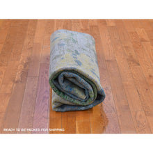Load image into Gallery viewer, 6&#39;x9&#39;4&quot; Jewellery Design Sari Silk With Textured Wool Colorful Hand Knotted Oriental Rug FWR398712