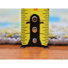 Load image into Gallery viewer, 6&#39;x9&#39;4&quot; Jewellery Design Sari Silk With Textured Wool Colorful Hand Knotted Oriental Rug FWR398712