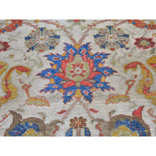 Load image into Gallery viewer, 12&#39;x21&#39; Ivory Antique Persian Sultanabad Good Condition, Extra Long Clean Pure Wool Hand Knotted Oriental Rug FWR398742