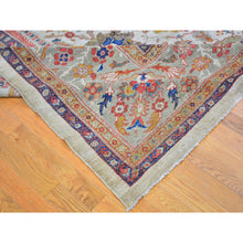 Load image into Gallery viewer, 12&#39;x21&#39; Ivory Antique Persian Sultanabad Good Condition, Extra Long Clean Pure Wool Hand Knotted Oriental Rug FWR398742