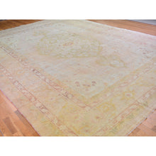 Load image into Gallery viewer, 12&#39;1&quot;x16&#39;9&quot; Beige Oversized Antique Agra Good Condition Soft Colors Even Wear Pure Wool Hand Knotted Oriental Rug FWR399030