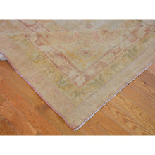 Load image into Gallery viewer, 12&#39;1&quot;x16&#39;9&quot; Beige Oversized Antique Agra Good Condition Soft Colors Even Wear Pure Wool Hand Knotted Oriental Rug FWR399030