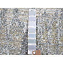 Load image into Gallery viewer, 8&#39;x10&#39;3&quot; Hand Knotted Cardiac Design With Pastel Colors Textured Wool And Pure Silk Oriental Rug FWR399258