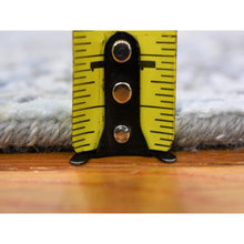 Load image into Gallery viewer, 3&#39;1&quot;x5&#39; Gray Abstract Design Wool Denser Weave Persian Knot Hand Knotted Mat Oriental Rug FWR399270