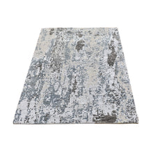 Load image into Gallery viewer, 3&#39;x5&#39; Ivory Wool Persian Knot Denser Weave Abstract Design Hand Knotted Oriental Rug FWR399474