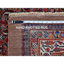 Load image into Gallery viewer, 3&#39;6&quot;x17&#39;4&quot; Brown Antique Persian Serab Xl And Wide Camel Hair Runner Full Pile Good Condition Pure Wool Hand Knotted Oriental Rug FWR399558